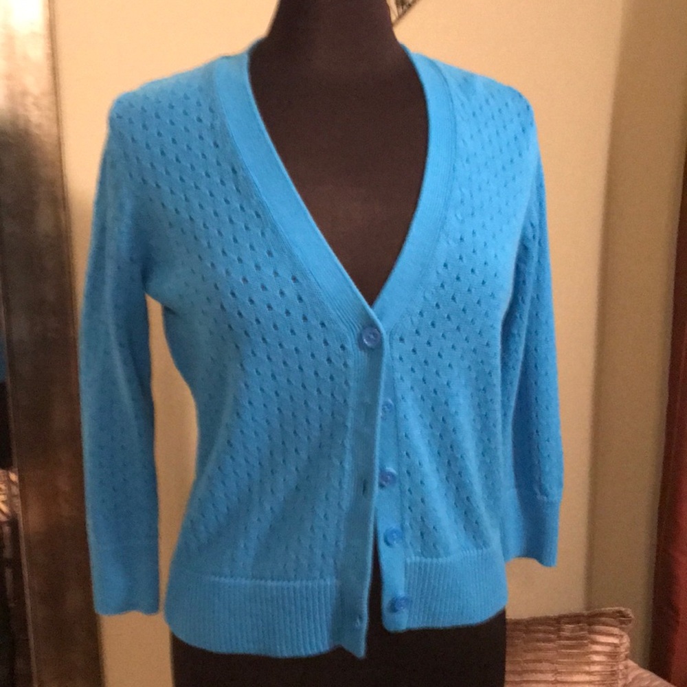 Liz Claiborne Cardigan Sweater  Petite Large, NWT